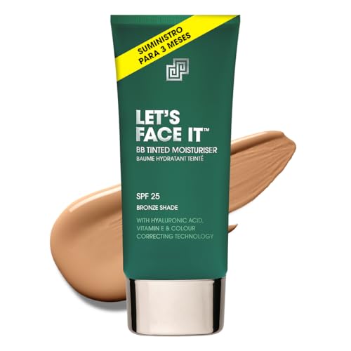 Shakeup - Crema con color mate para hombre, SPF25, hidratación 24 horas, fácil aplicación, vegana, 50 ml (Bronze, 50ml)