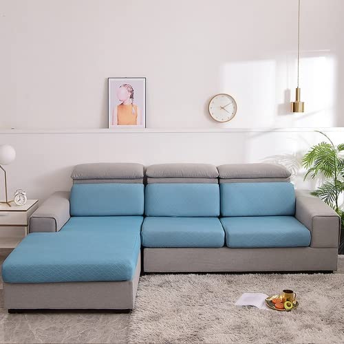 Funda asiento sofa jacquard para protector de sofa chaise longue universal 2XL 4