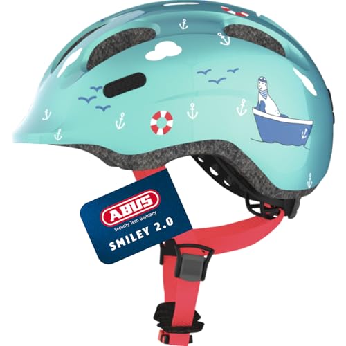 ABUS Casco Infantil Smiley 2.0   Casco de Bicicleta Robusto para niñas y niños