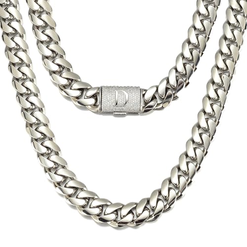 Collier ras du cou homme pour soigner son look en soiree avec une maille cubaine