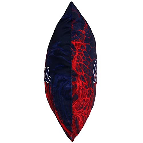 Image of Ole Miss Rebels 2 Sided Color Swept Decorative Pillow, 16 inch, Made in The USA
