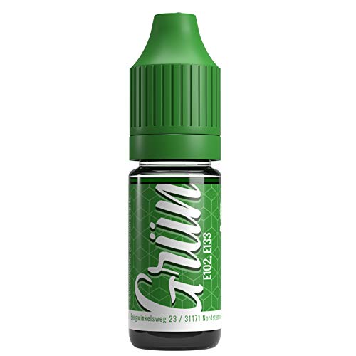 V2 Vape Colorante alimentario de Vaina Extremadamente Concentrado, líquido para Colorear Bebidas, masas, coberturas y Todos los demás Productos alimenticios Verde