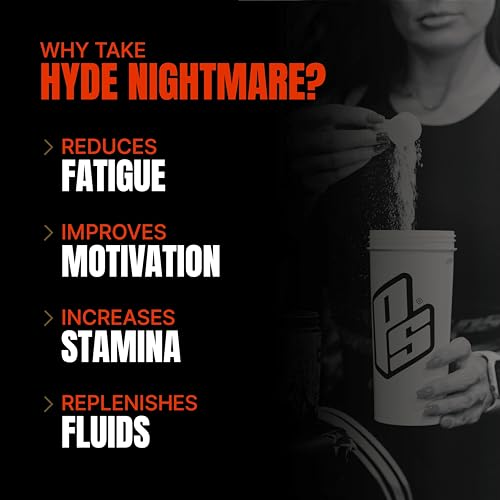 Image of ProSupps Hyde Nightmare Orange Screamsicle Pre Workout Powder, 30 Servings | 6000 mg Citrulline, 3200 mg Beta-Alanine, Nootropics, Electrolytes, FSSAI Compliant, Banned-Substance Screened