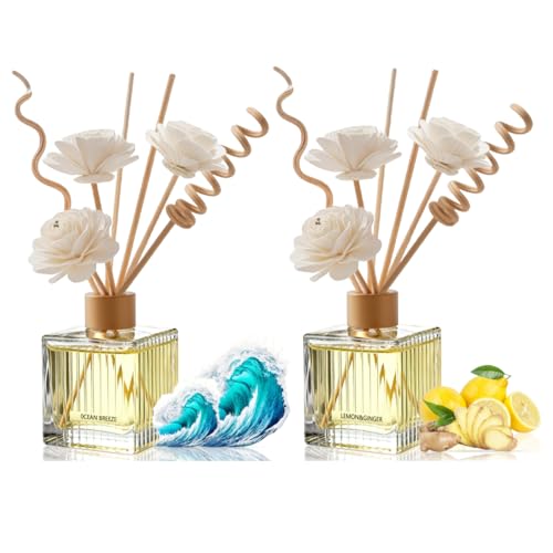 Ambientador de varillas Ocean Breeze y Lemon Ginger - Duo 2x200ml miniatura 1
