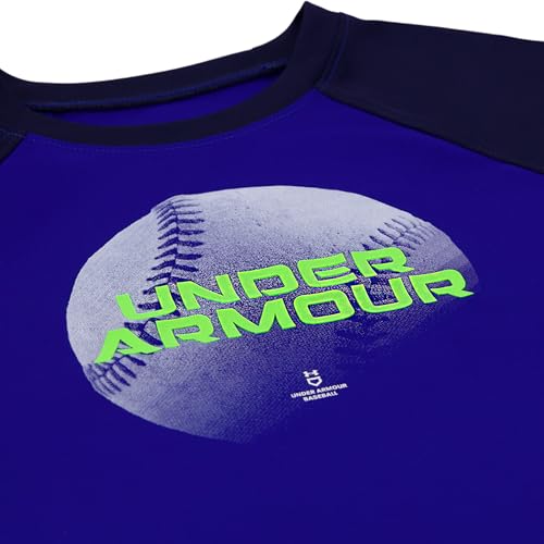Image of Under Armour Boys' Short Sleeve Baseball Graphic T-Shirt, Lightweight & Breathable, Relaxed Fit