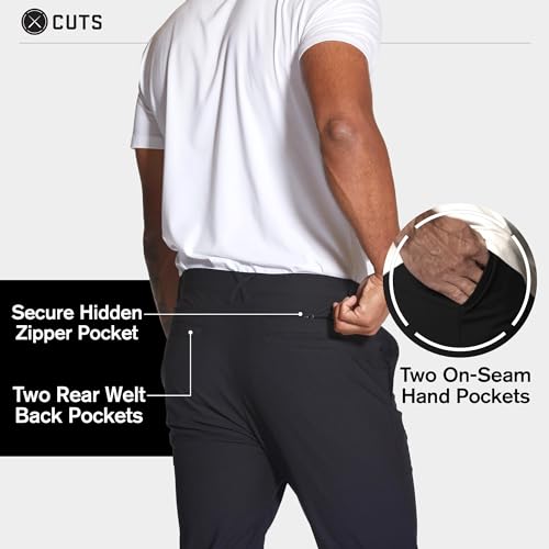 Clothing Men's Premium AO Jogger Pants | Casual Stretch Dress & Golf Pant | Tapered Fit with Pockets4