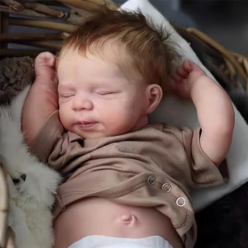 Muñeco bebe reborn realista 19 pulgadas boy vinilo miniatura 6
