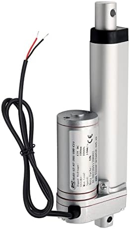 AUTTGINN Silnik liniowy, 1000 N 100 mm 12 V DC, elektryczny siłownik liniowy do samochodu, mebli, RV, do otwierania drzwi, rolnictwa przemysłowego, naczyń itp