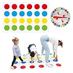 1Set Twister Game for Kids,Floor Mat Twister Game with Spinner, Balance Floor Game Twister Air Mat,Funny Floor Is Lava Game for Kids,Party Game,Twister Game for Adults,Indoor Outdoor Game