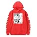 Anime Chainsaw Man Sweat à Capuche Hayakawa Pull Unisex Sweat à Manches Longues Chainsaw Man Hoodie avec Poche Kangourou,b-65,A,4XL