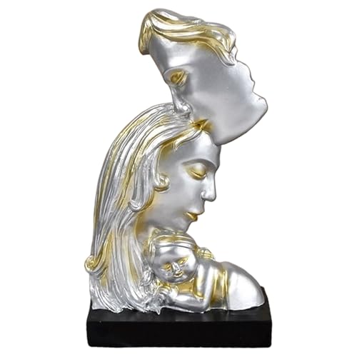 Scultura del bacio eterno: la lavorazione squisitamente lucidata a mano esalta il miglior segno d'amore, rendendo questa scultura del bacio eterno un simbolo senza tempo di affetto duraturo, perfetta come idea regalo romantica per le coppie
