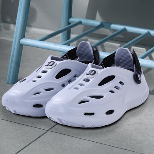 Image of DOCTOR EXTRA SOFT Men's Sports Extra Padding Casual Clogs /Sandals with Adjustable Back Strap for Adult| Comfortable & Lightweight| Stylish & Anti-Skid| Everyday Use Waterproof Mules Gents & Boys D-531