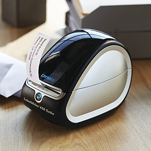 Dymo Authentic Labelwriter Mailing Address Labels For Labelwriter Label Printers (30252), White, 1 1/8" X 3 1/2", 24 Rolls Of 350 #TOP6