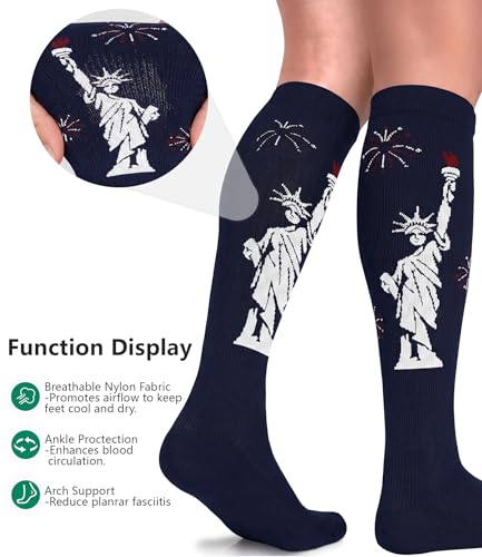 Image of FuelMeFoot 3 Pack Copper Compression Socks - Compression Socks Women & Men Circulation - Best for Medical,Running,Athletic