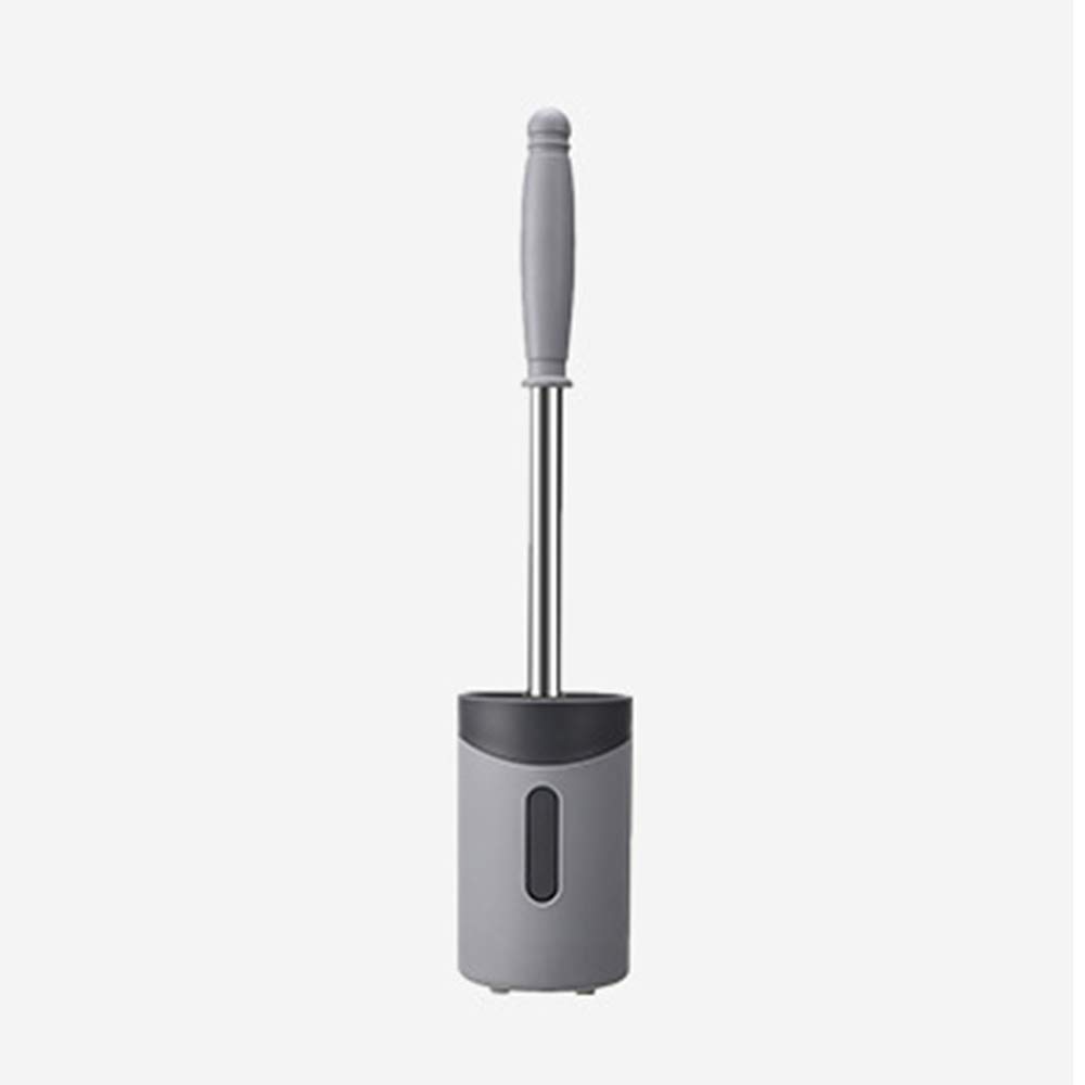 Toilet Without Punching WallMounted Toilet Cleaning Brush Stainless