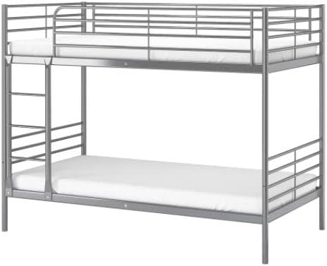 SVÄRTA Bunk Bed Frame, silver-colour90x200 cm (35 3/8x78 3/4 ")
