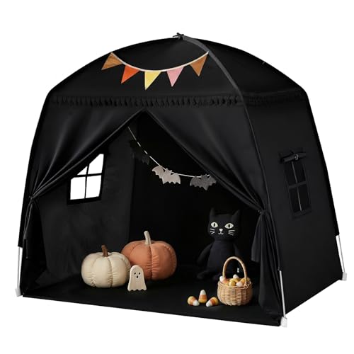 Tente de lit pour Chambre d'enfant Tente pour Enfants : Sol lit Enfant Grotte Tente d'intérieur...