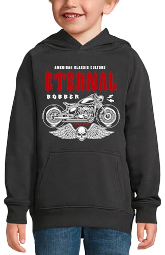 Sweat à capuche Eternal Bobber chooper pour enfant style biker