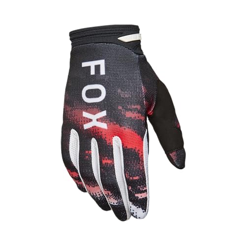 Gants Fox 180 KAIROS Blanc/Rouge Fluo XL