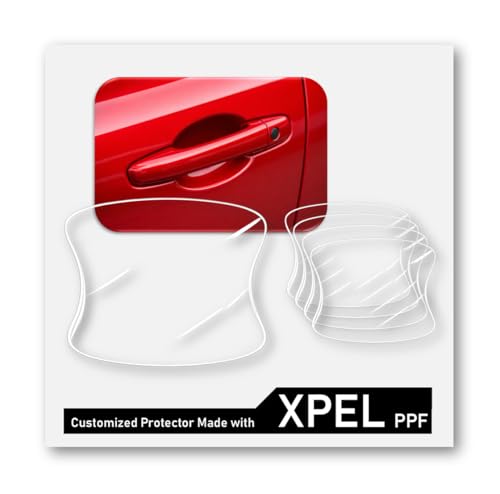 Protection poignée voiture XPEL pour éviter les rayures d'ongles et de clés