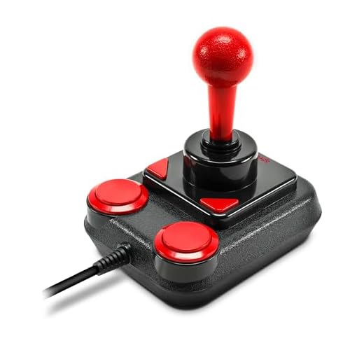 Speedlink COMPETITION PRO EXTRA USB Joystick - Anniversary Edition - Digitaler Joystick mit DirectInput - Mikroschalter - schwarz-rot