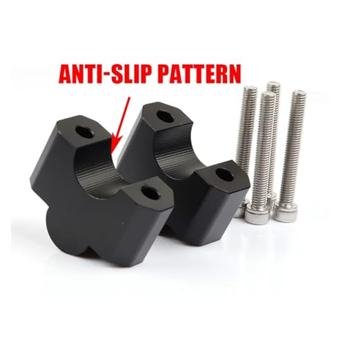 Rehausseurs guidon CRF1000L noirs version B Back Height extensible - 3