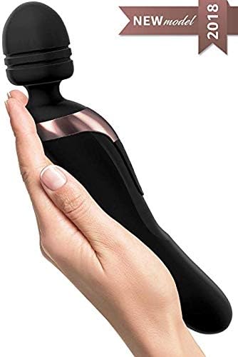 Cordless Wand Massager - Strongest Handheld Therapeutic Vibrating Power - Best Rated for Travel Gift - Magic Stress Away - Perfect for Muscle Aches and Personal Sports Recovery