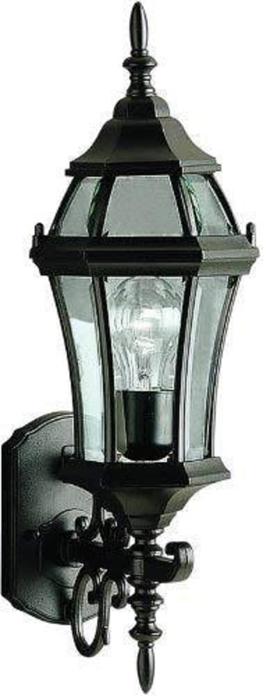 Kichler 9790BK, Townhouse Aluminum Outdoor Wall Sconce Lighting, 100 Watts, Black (Painted),30.5-Inch