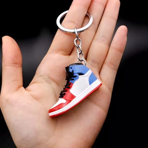 Image of CLA6 3D Sneaker Keychain | Miniature Shoe Keyring | Handcrafted And Hand-painted | Diverse Collection | Unisex
