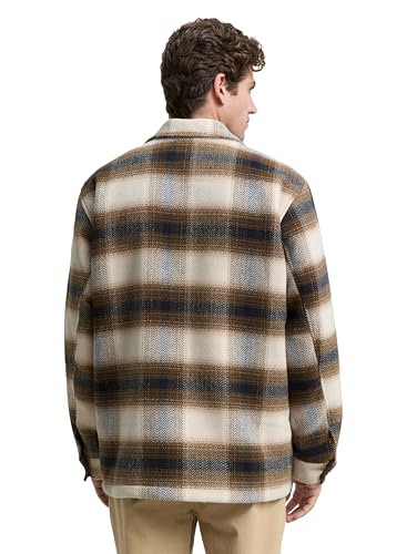 TOM TAILOR Herren Overshirt mit Karomuster – Ansicht 2