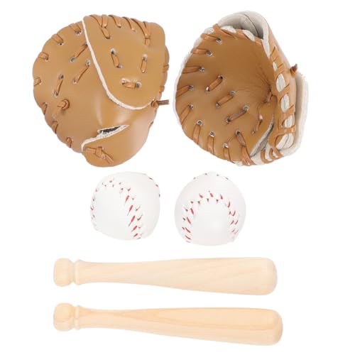 Mini gants de baseball et batte en bois pour personnaliser vos objets faits main