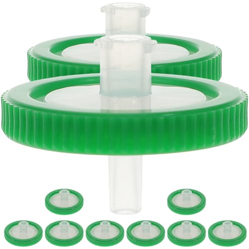 Didiseaon 10pcs Disposable Filtration Plastic Membrane for Laboratory Sample Clarification Protein Enzyme Buffer Filtration and Industrial Random Color