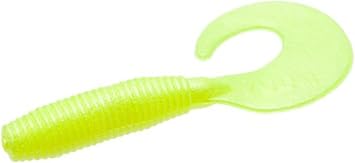 Zoom Bait Fat Albert Grub Bait-Pack of 10 Chartruese Pearl, 5-Inch