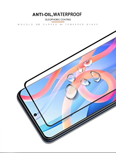 Image of STP FEEL Tempered Glass Compatible for Xiaomi Poco X4 Pro 5G / Redmi Note 11 Pro /Redmi Note 11 Pro+ 5G | Edge to Edge Coverage Screen Protector Guard | Full Screen Protector (6.67 Inch, Pack of 1)