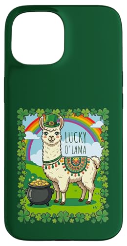 Lucky O'Llama St. Patrick's Day 2026 ���C���{�[�V�������b�N �X�}�z�P�[�X iPhone 15 �p