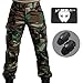 Worldshopping4U Hombres Shooting BDU Combate Pantalones Camuflaje del ejército Pantalones con Rodilleras...
