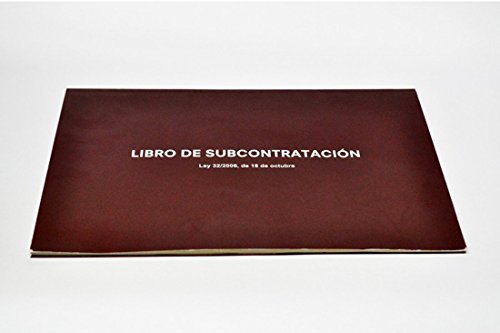 Llibre de Subcontractació Construcció - Català