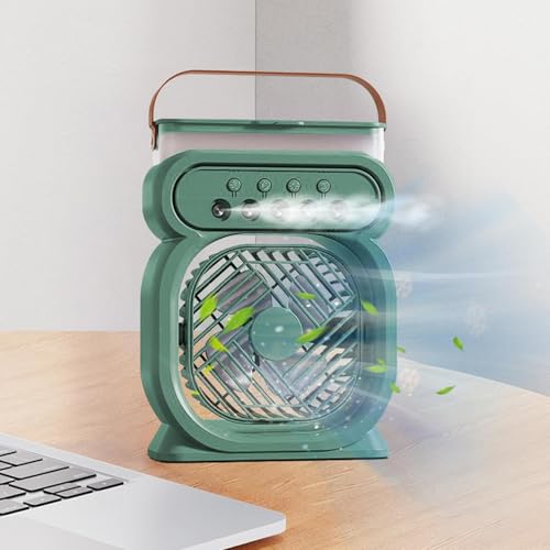 Ventilateur de brumisation portable USB à 3 vitesses avec veilleuse intégrée - 4