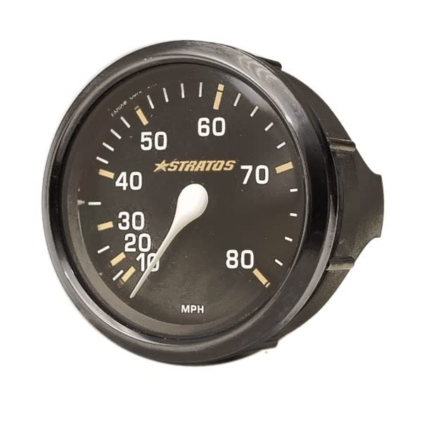 Faria Boat Speedometer Gauge SE9359A | Stratos 80 MPH 3 1/4 Inch