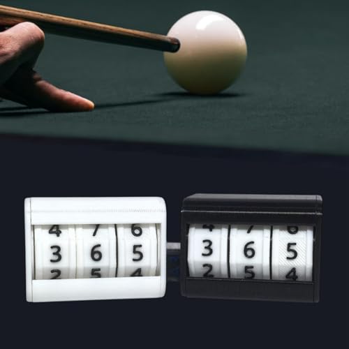 Marcador compacto para snooker y billar estilo E miniatura 6