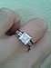 Size 6 - Solid 925 Sterling Silver Bridal Set Princess Cut Solitaire Engagement Ring with Matching Channel Set Wedding Band CZ Cubic Zirconia 2.0ct. With Elegant Velvet Ring Box