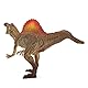 Zappi Co Kinder Spinosaurus Dinosaurier Figur Spielzeug (27cm Länge) Realistische Detaillierte Dino Sammlung Action Figuren