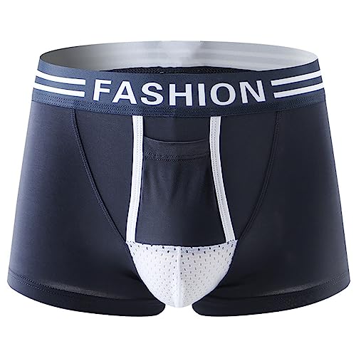 Men's 360 Stretch Boxer Briefs, High Performance Stretch, Quick Dry & Moisture Wicking Bullet Separation Scrotum Underpants