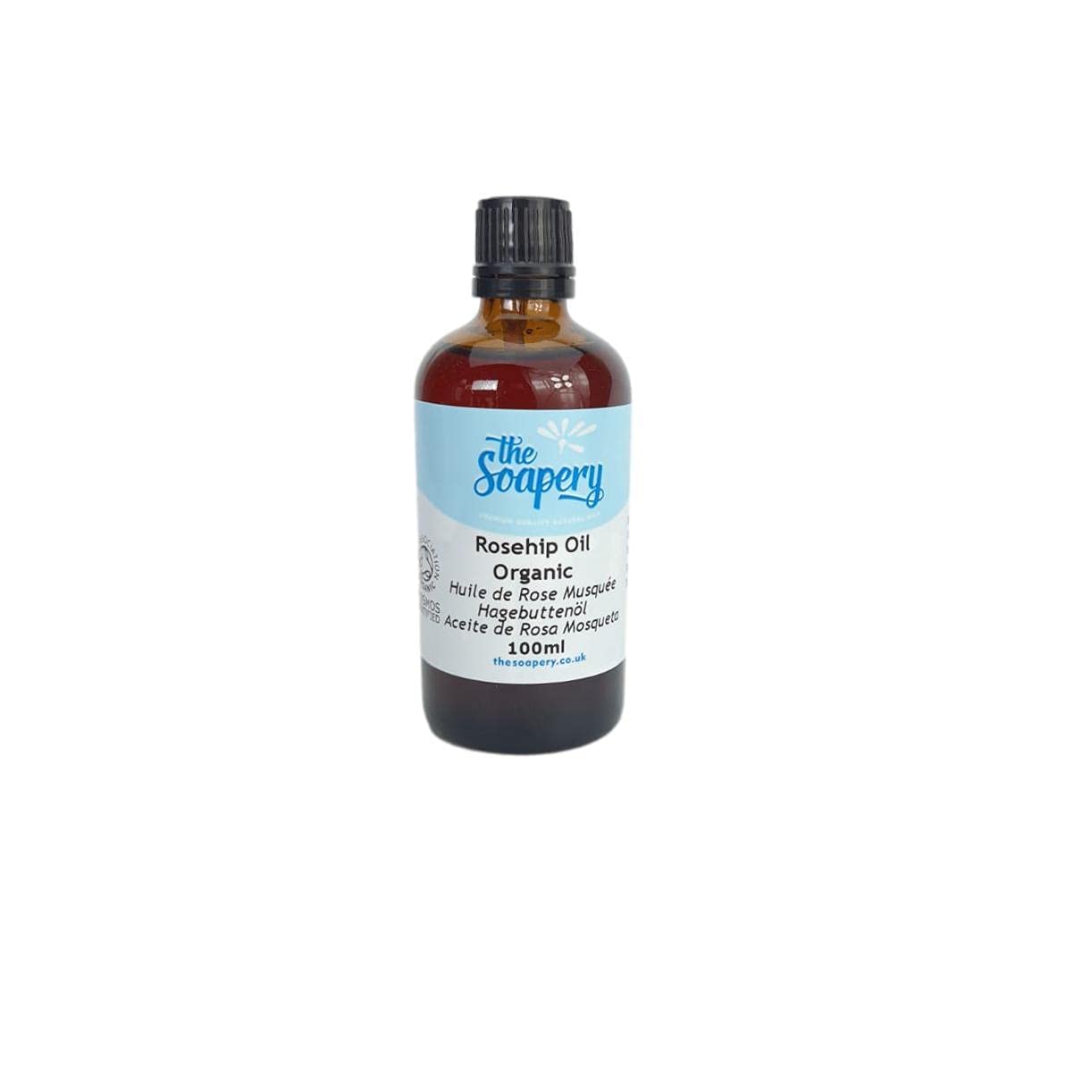 Rosehip Oil Organic 100ml - Cold Pressed, Raw, Pure, Unrefined