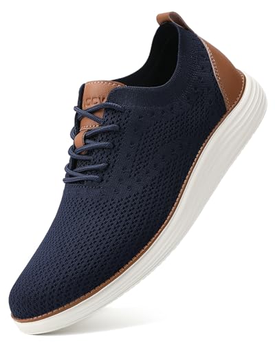 Wide Shoes for Mens Casual Dress Sneakers Business Oxfords Mesh Breathable Walking Shoes Tennis...
