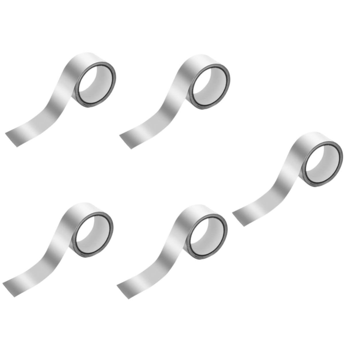Tofficu 5 Rollen Folienband Elektrisches Wickeldichtungsmaterial Klebriges Hochtemperaturband Gewebereparaturband Selbstklebendes Isoliertes Leitfähiges