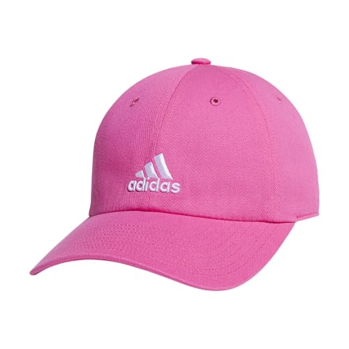 Catálogo para Comprar On-line Ropa de Béisbol para Niña los preferidos por los clientes. 46 Adidas Gorra de béisbol para niños y niñas, Gorra Ajustable de algodón Lavado Juvenil, Ultimate Saturday, Pulse Magenta Rosa/Blanco, Talla única