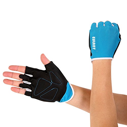 EULANT Unisex Sporthandschoenen Halve Vinger Ademend Maas Fitness handschoenen voor Wielersport Dans Gewichtheffen… - Image 3