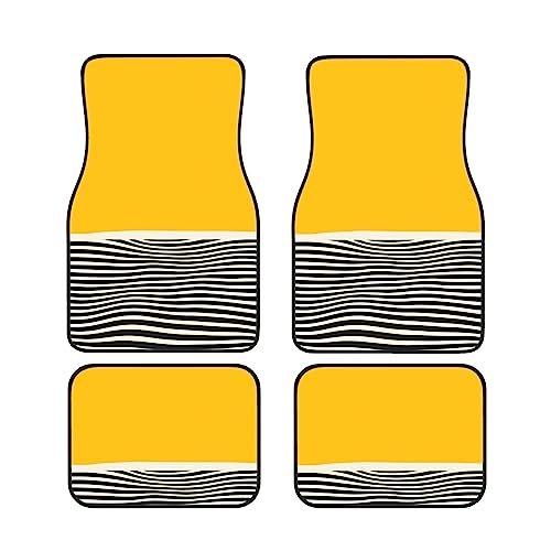 Tapis de sol voiture jaune moutarde pour SUV et camions protection idéale pour vos sorties