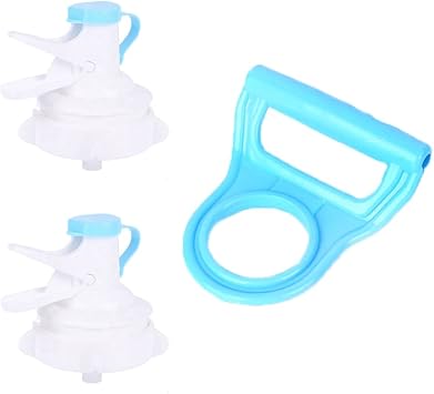 3 Pack Water Jug Dispenser Valve Replacement Water Dispenser Valves 5 Gallon Water Jug Cap Valve Spout Spigot for Primo Sams Club 1-5 Gal Water Jugs Non-threaded Crown Top Bottles